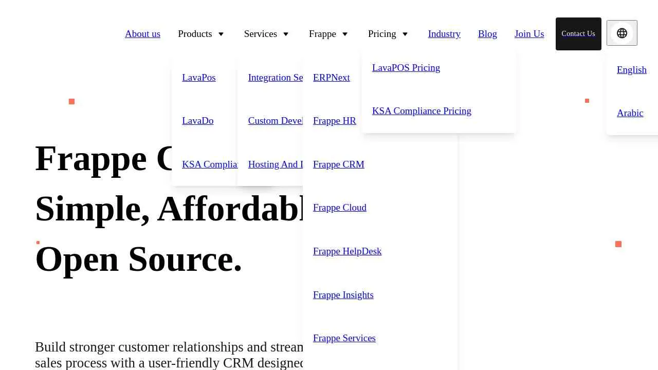 Frappe CRM Frappe crm